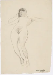 Floating Figure with Outstretched Arms